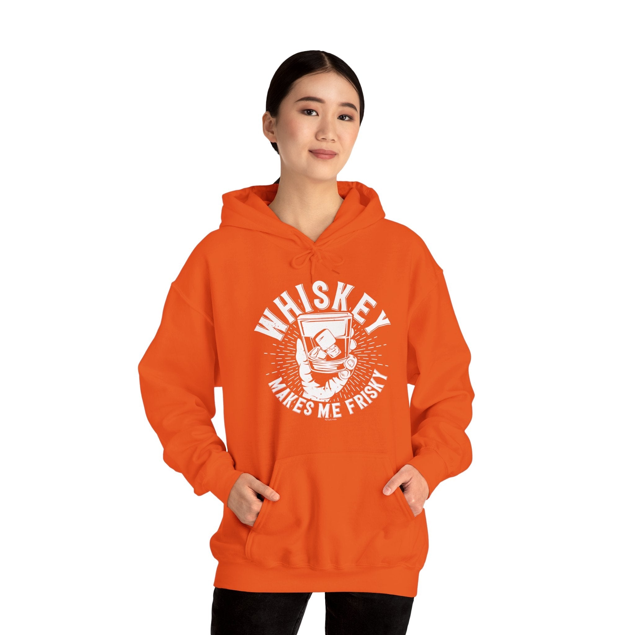 Whiskey Makes Me Frisky Hooded Sweatshirt