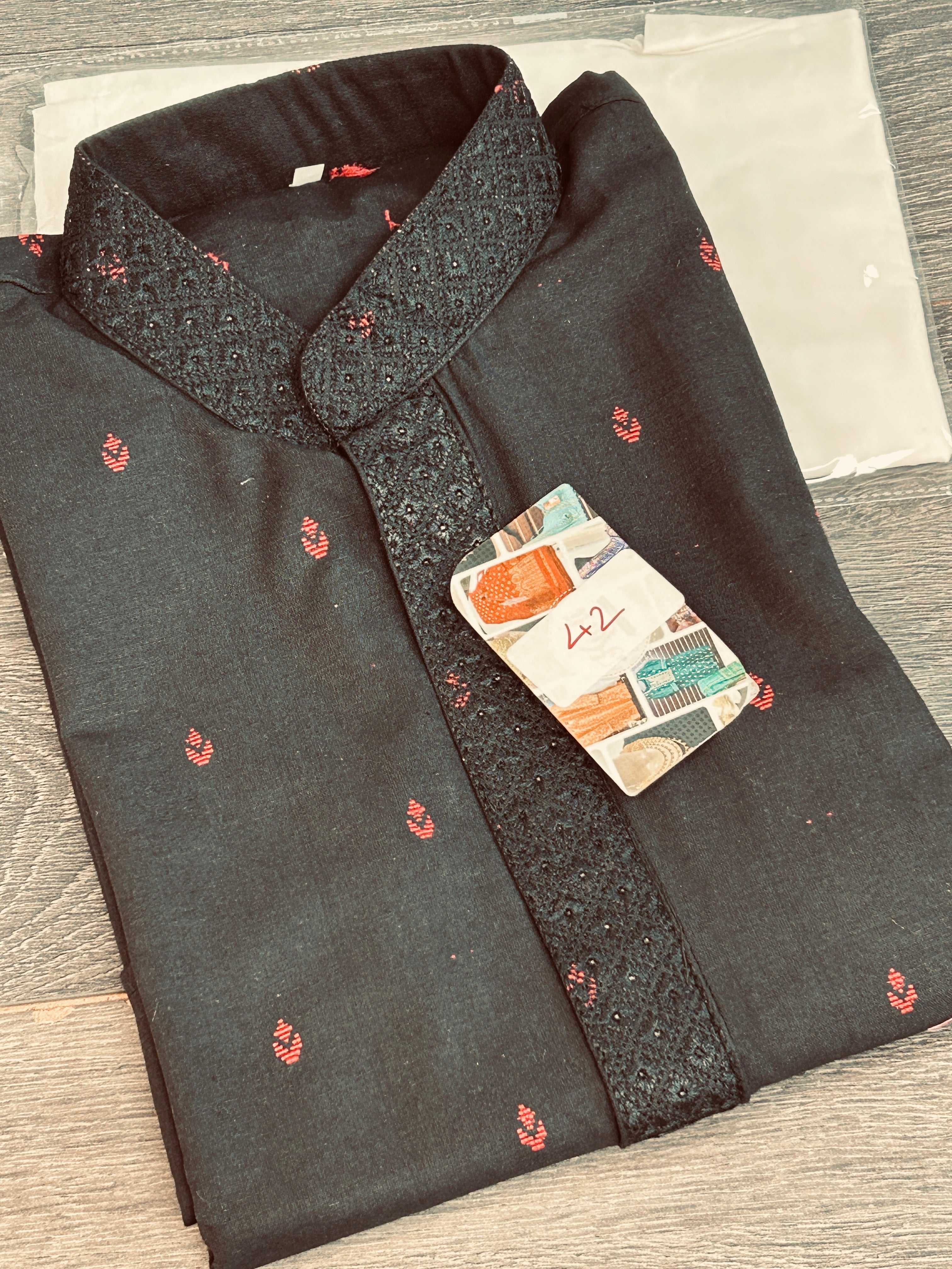 Cotton mix kurta set