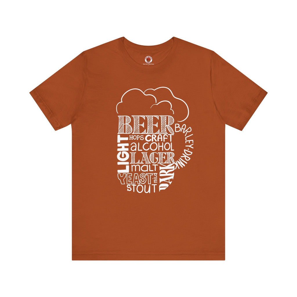 Beer Mug Of Words T-Shirt