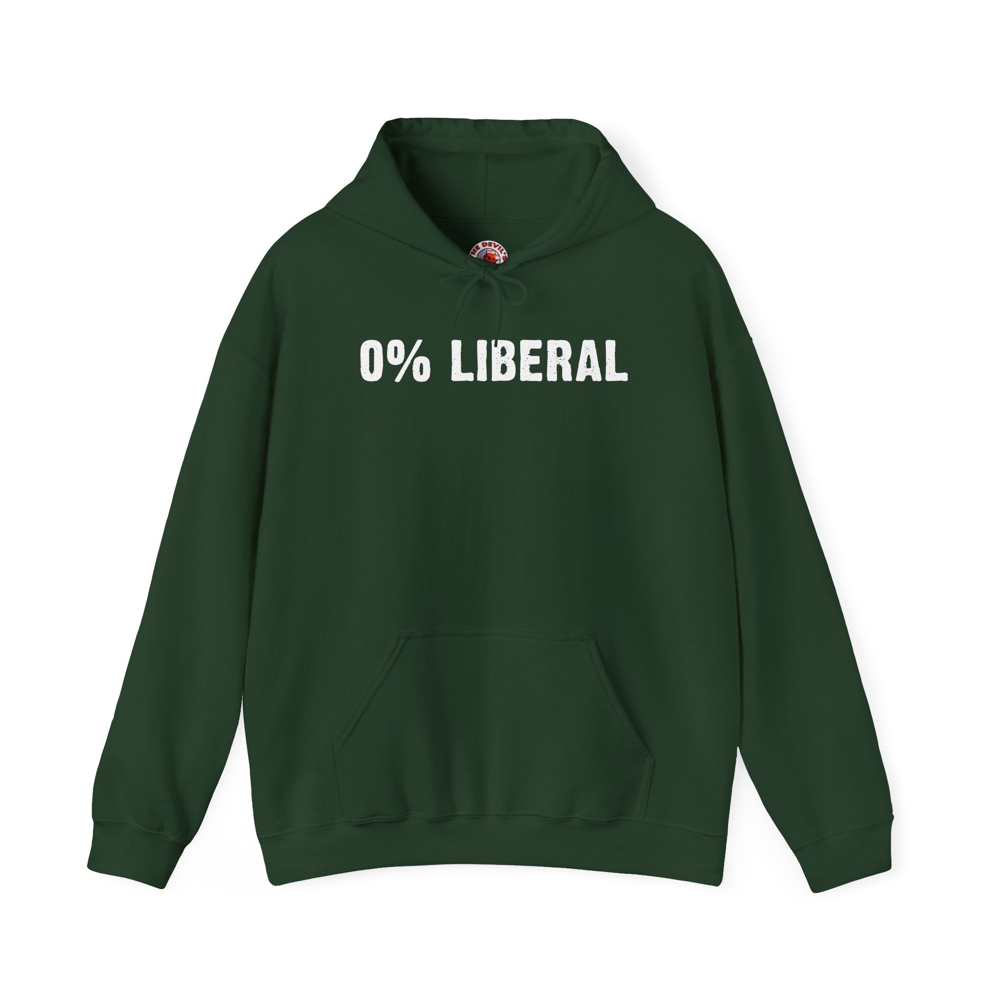 0% Liberal Hooded Sweatshirt