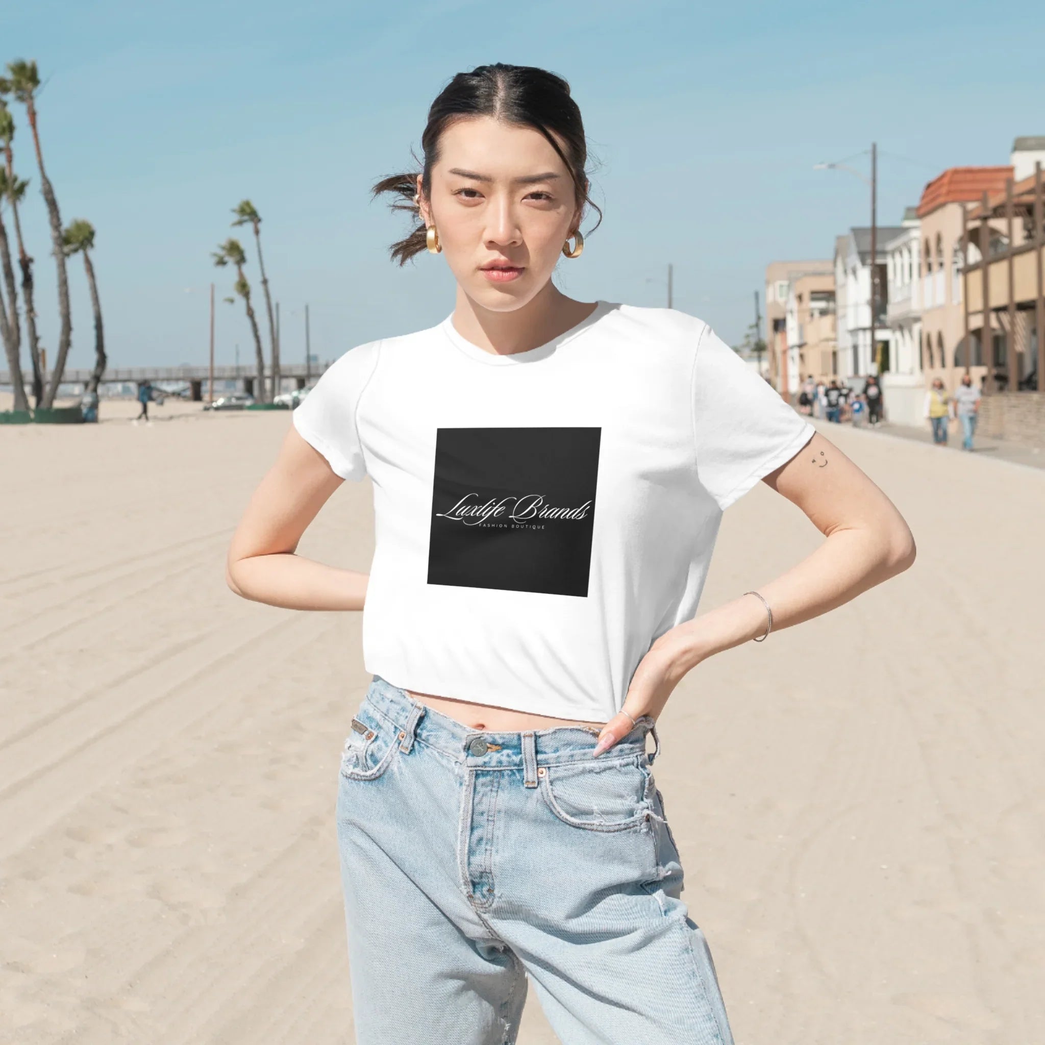 LUX Cropped Tee