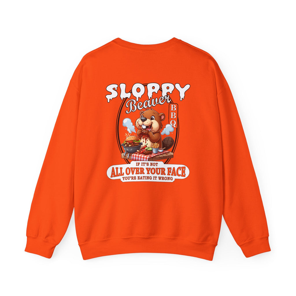 Sloppy Beaver BBQ Back Crewneck Sweatshirt