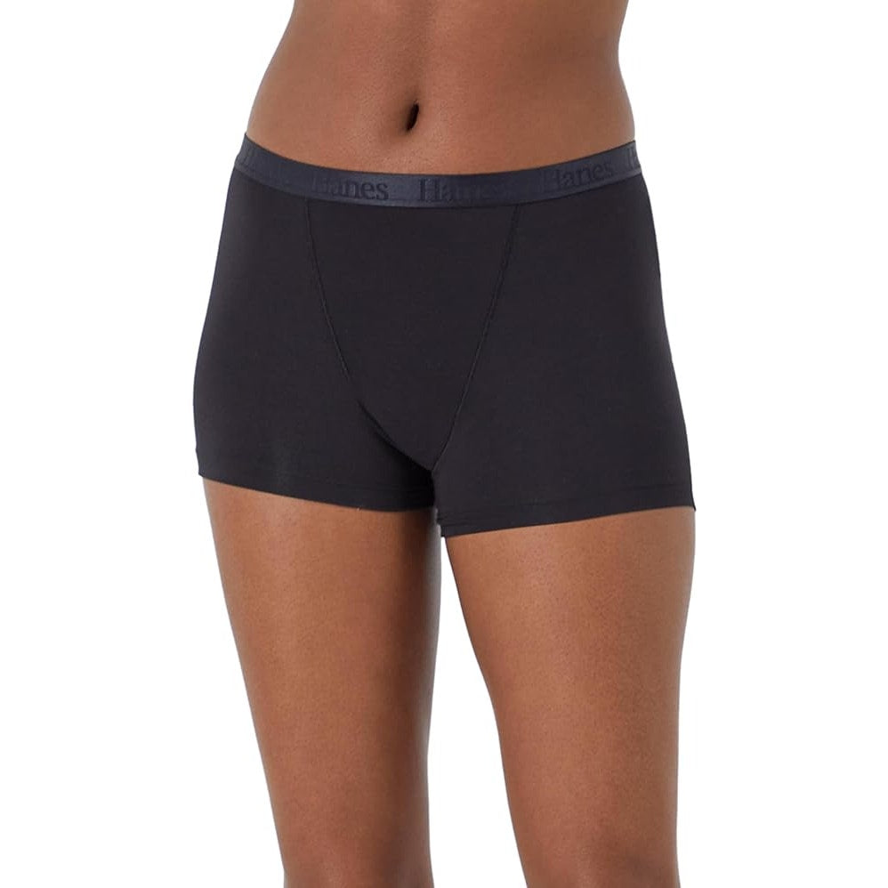New Hanes 5 Pack Womens Large Originals Ultra SuperSoft Boxer Brief Underwear