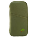 Travel Passport Wallet 12Cells Ticket ID Credit Card Holder Water Repellent Documents Phone Organizer Zipper Case Business Trip Daily Use