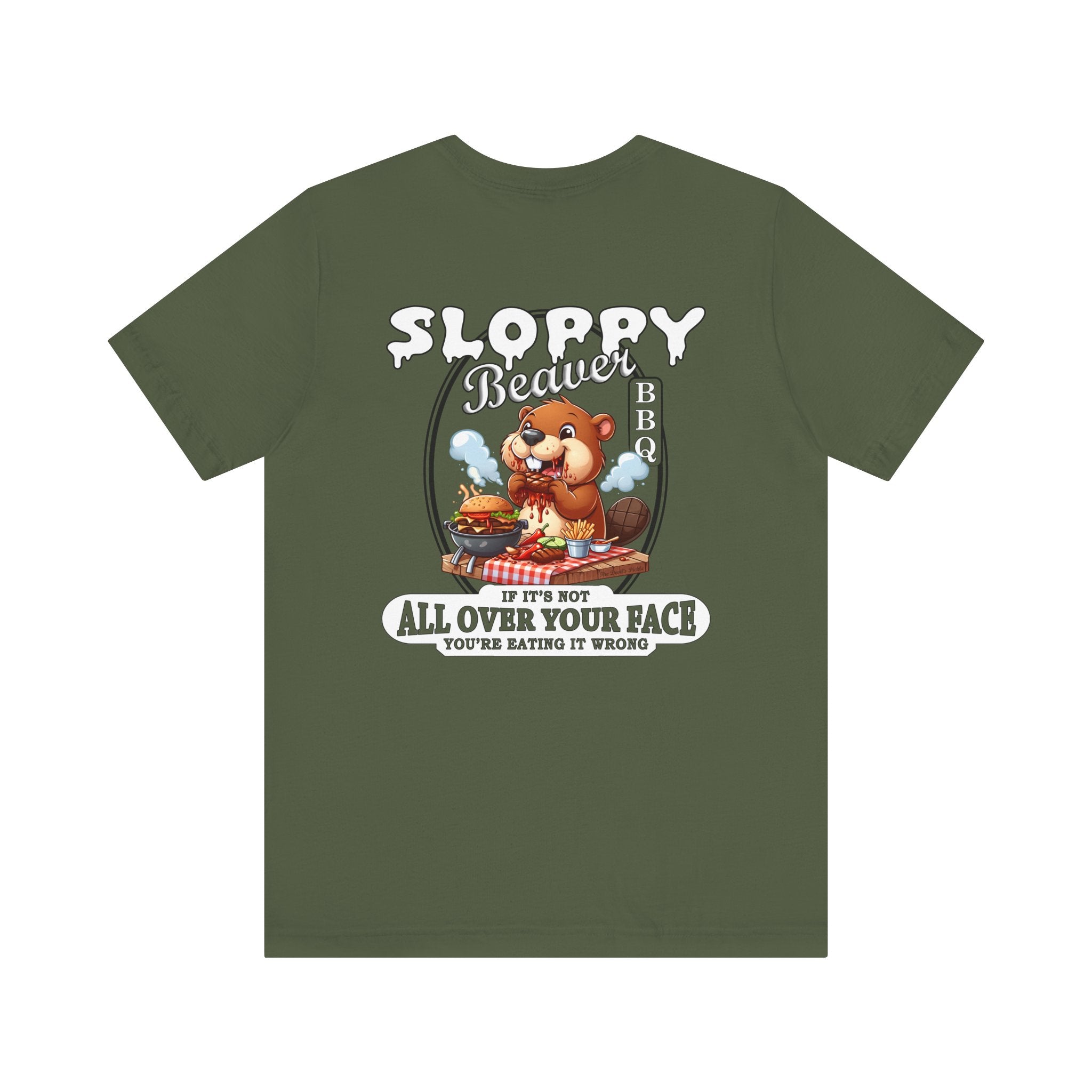 Sloppy Beaver BBQ Back T-Shirt