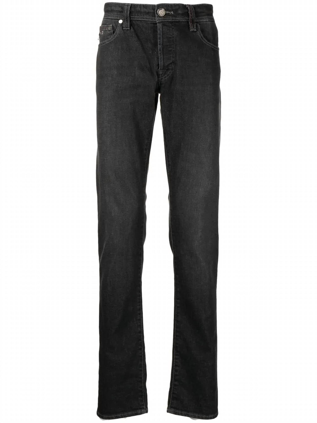 Leonardo Stretch Denim Slim Straight Leg Jeans