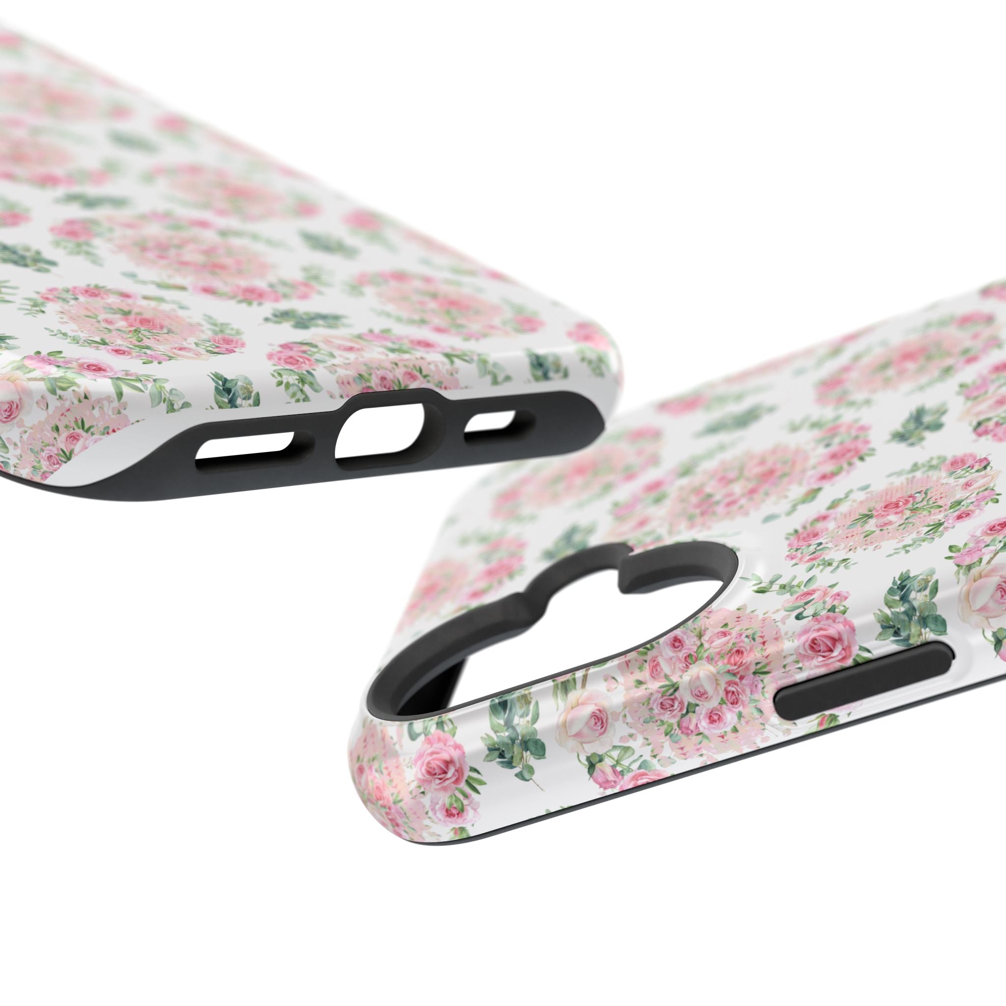 Customizable: Floral Impact-Resistant Phone Case