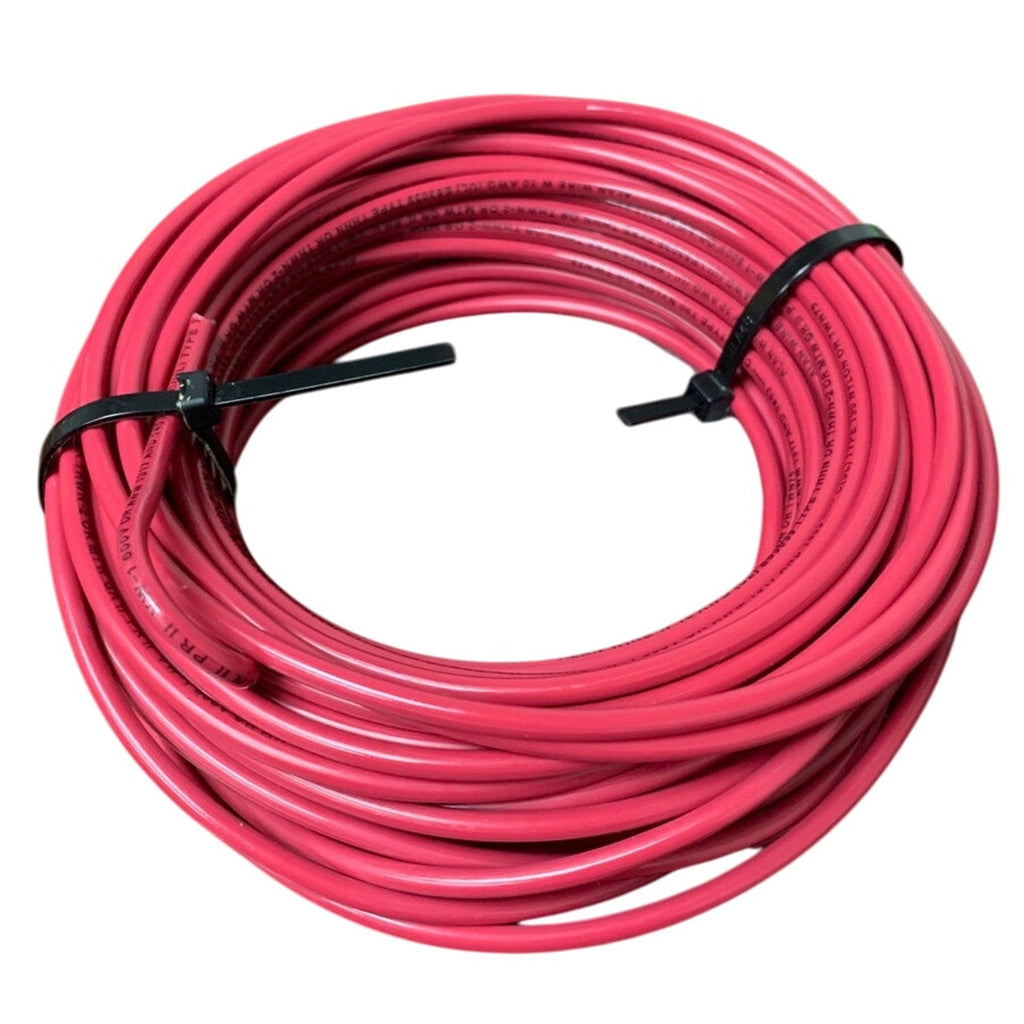 New 100’ Red 10 AWG THHN THWN Stranded Copper Various Brands Wire - Open Box
