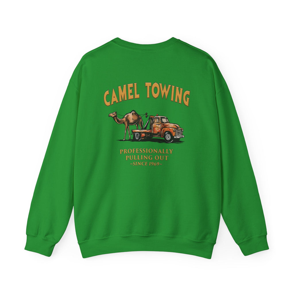 Camel Towing Back Crewneck Sweatshirt