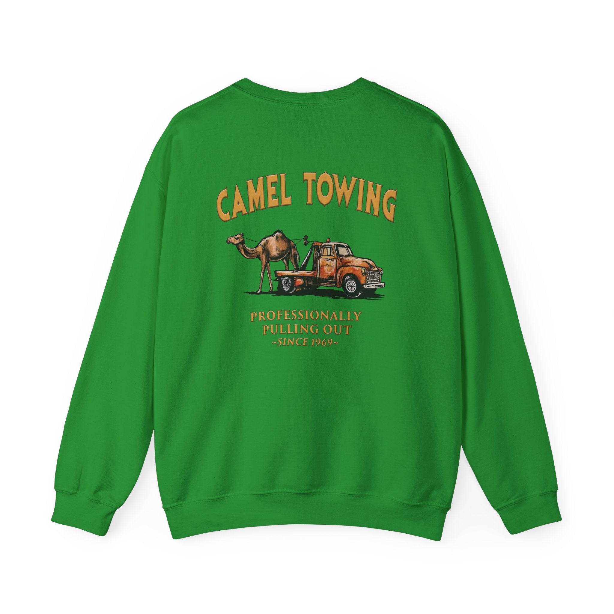 Camel Towing Back Crewneck Sweatshirt