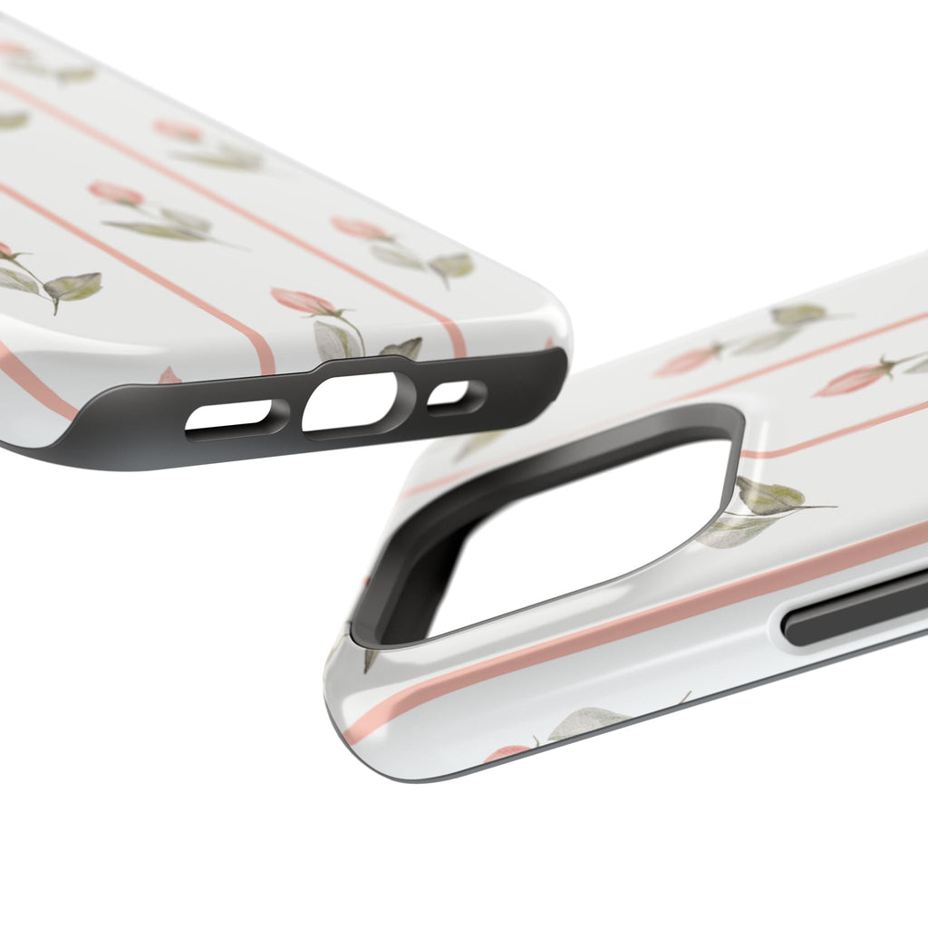 Customizable: Floral Impact-Resistant Phone Case, Chic Phone Cover
