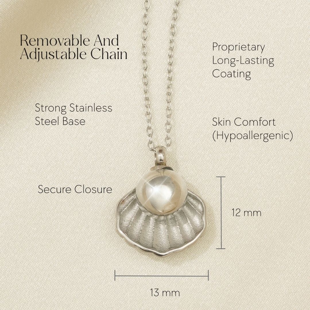 Treasure - Cremation Necklace for Dog & Pet Ashes - Silver