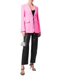 Peak-lapels Lace-up Blazer