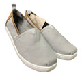 Toms Earthwise Womens Size 6 Gray Recycled Cotton Canvas Slip On Sneaker Shoes