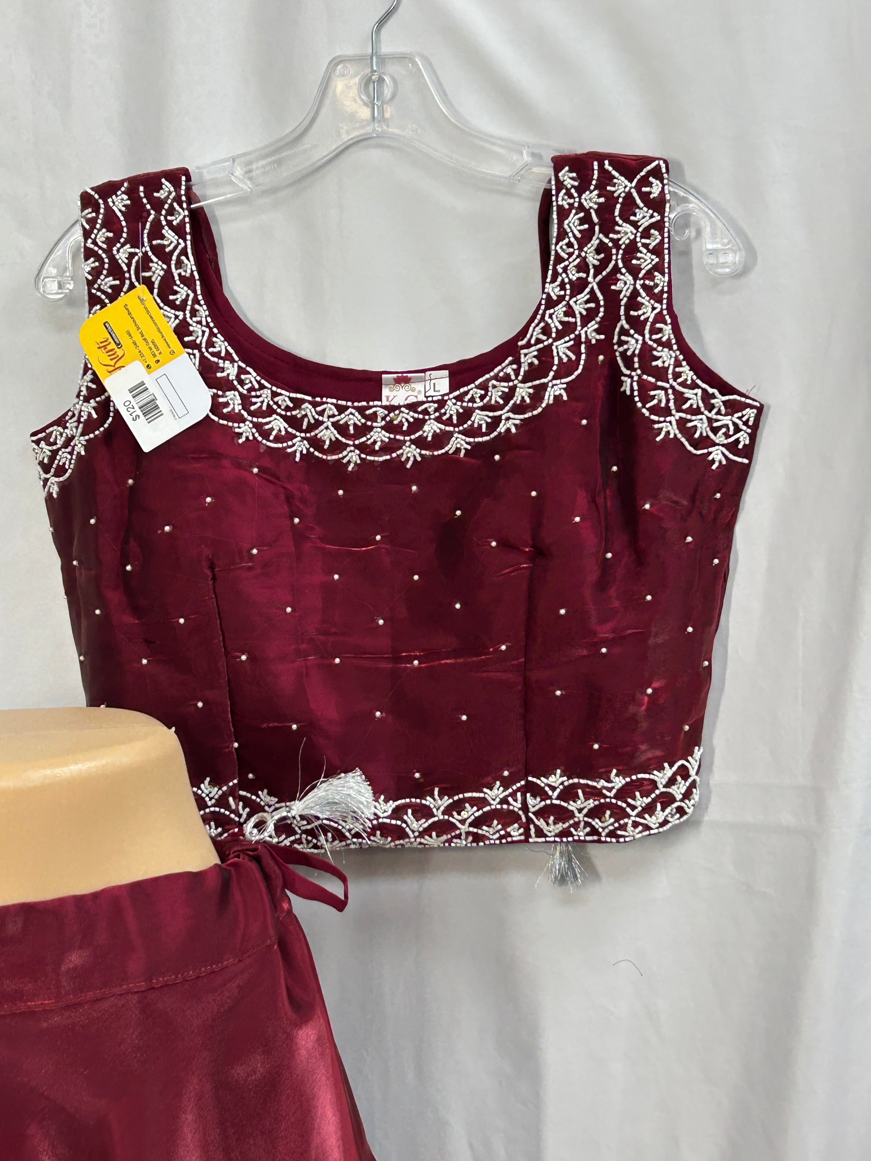 Tissue organza lehenga Choli set