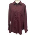 Croft & Borrow Mens XL 100% Polyester Long Sleeve Pin Striped Button Up Shirt