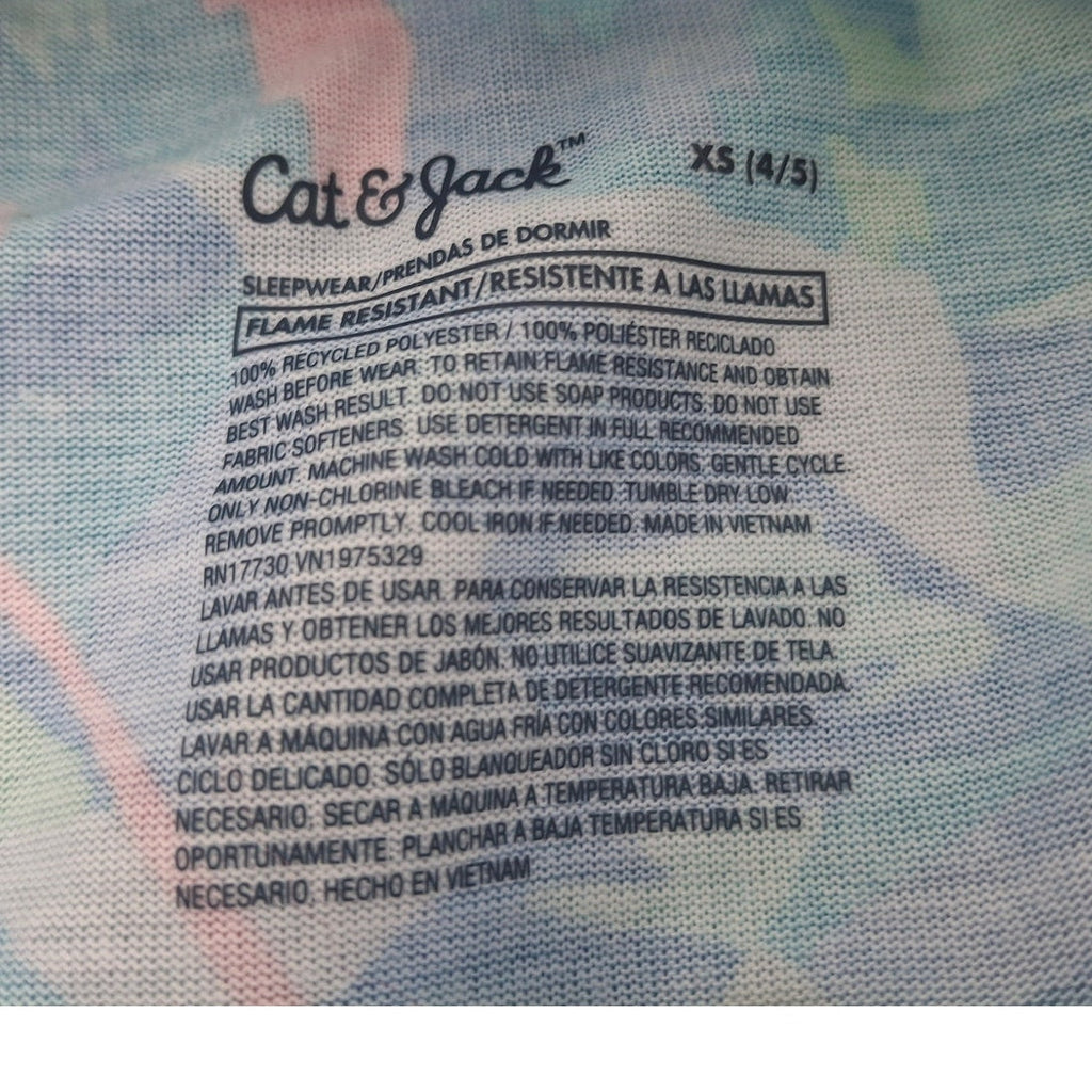 Lot of 3 Cat & Jack Girls XS (4/5) Happy Bee Tank Top Navy Polo Shirt Lot