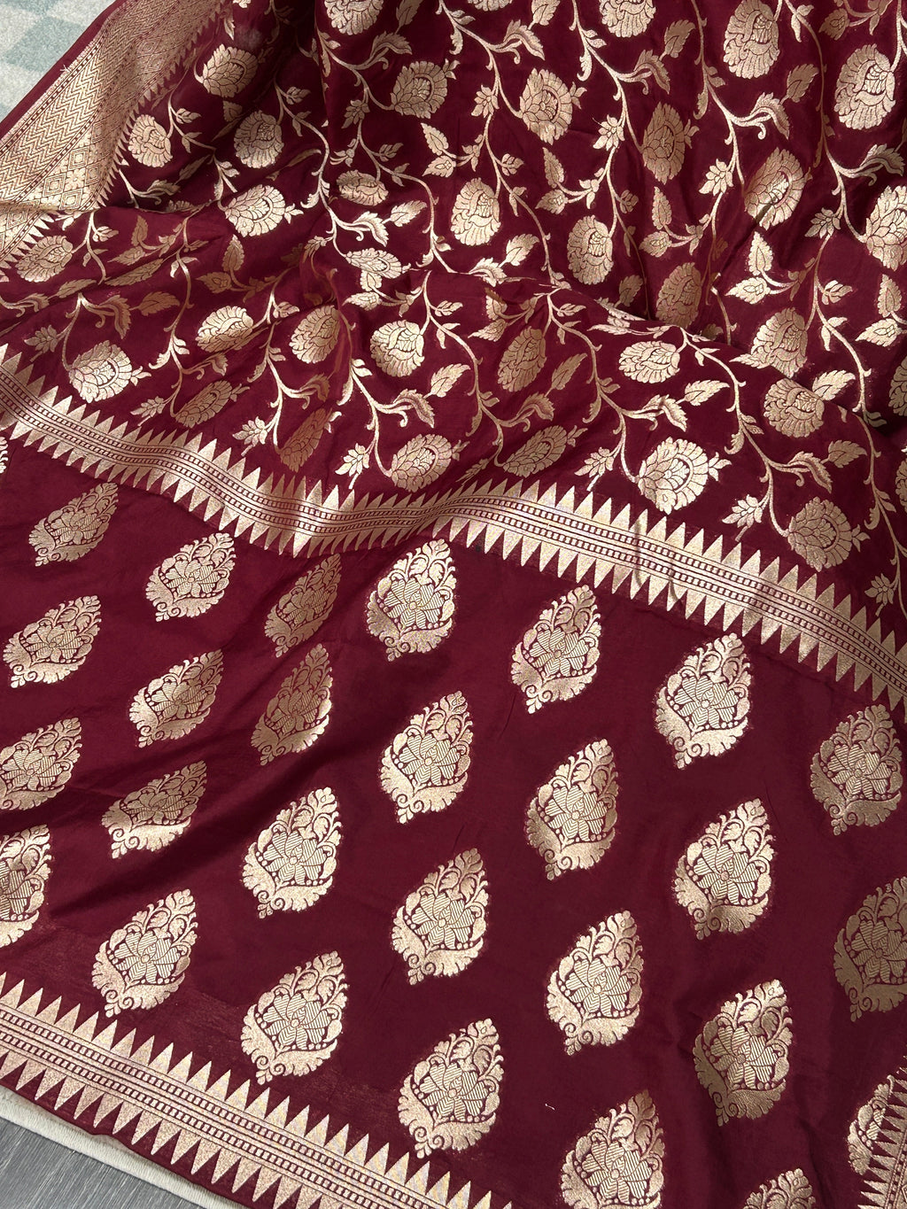 Mashru silk Banarasi saree
