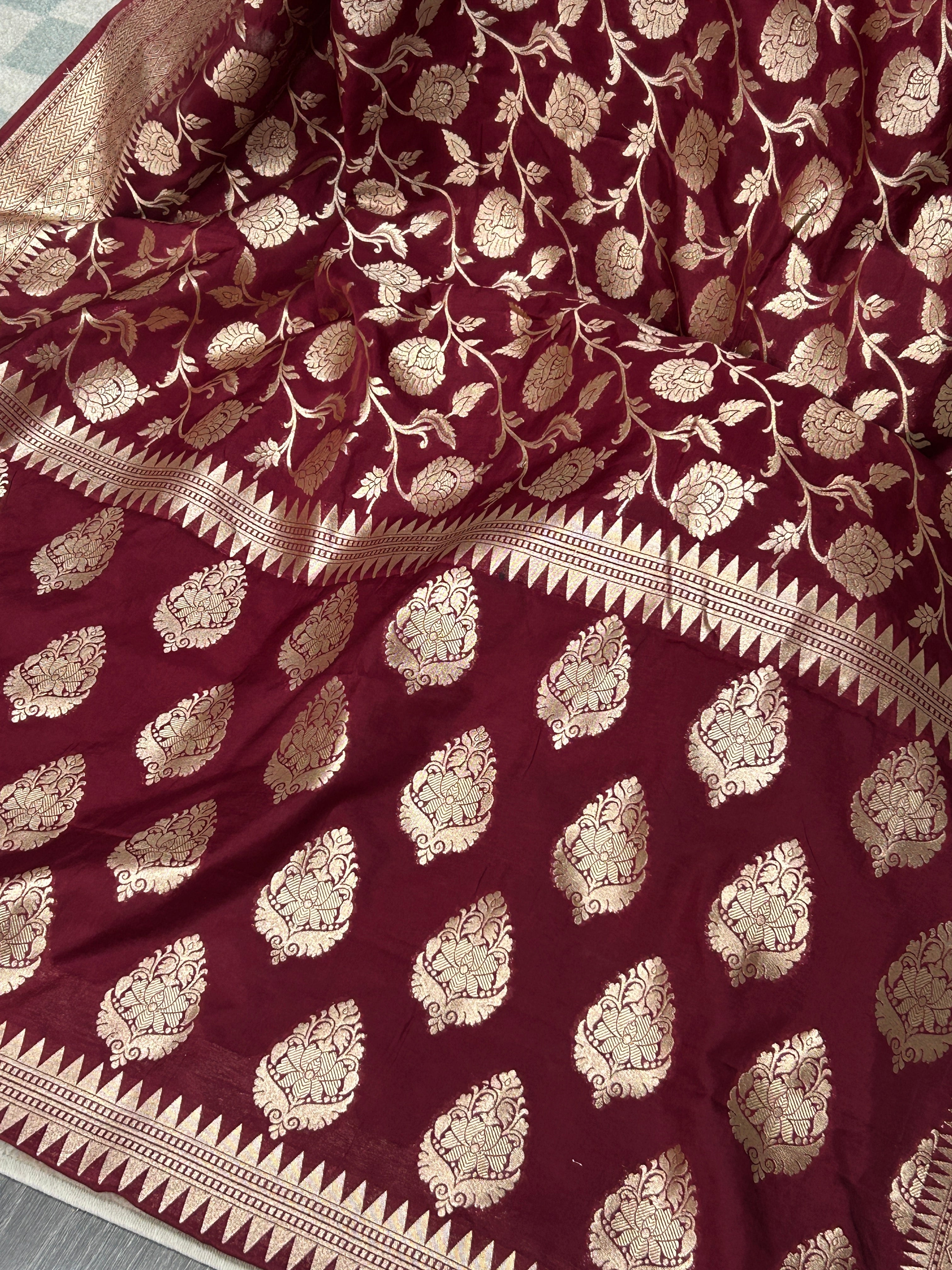 Mashru silk Banarasi saree