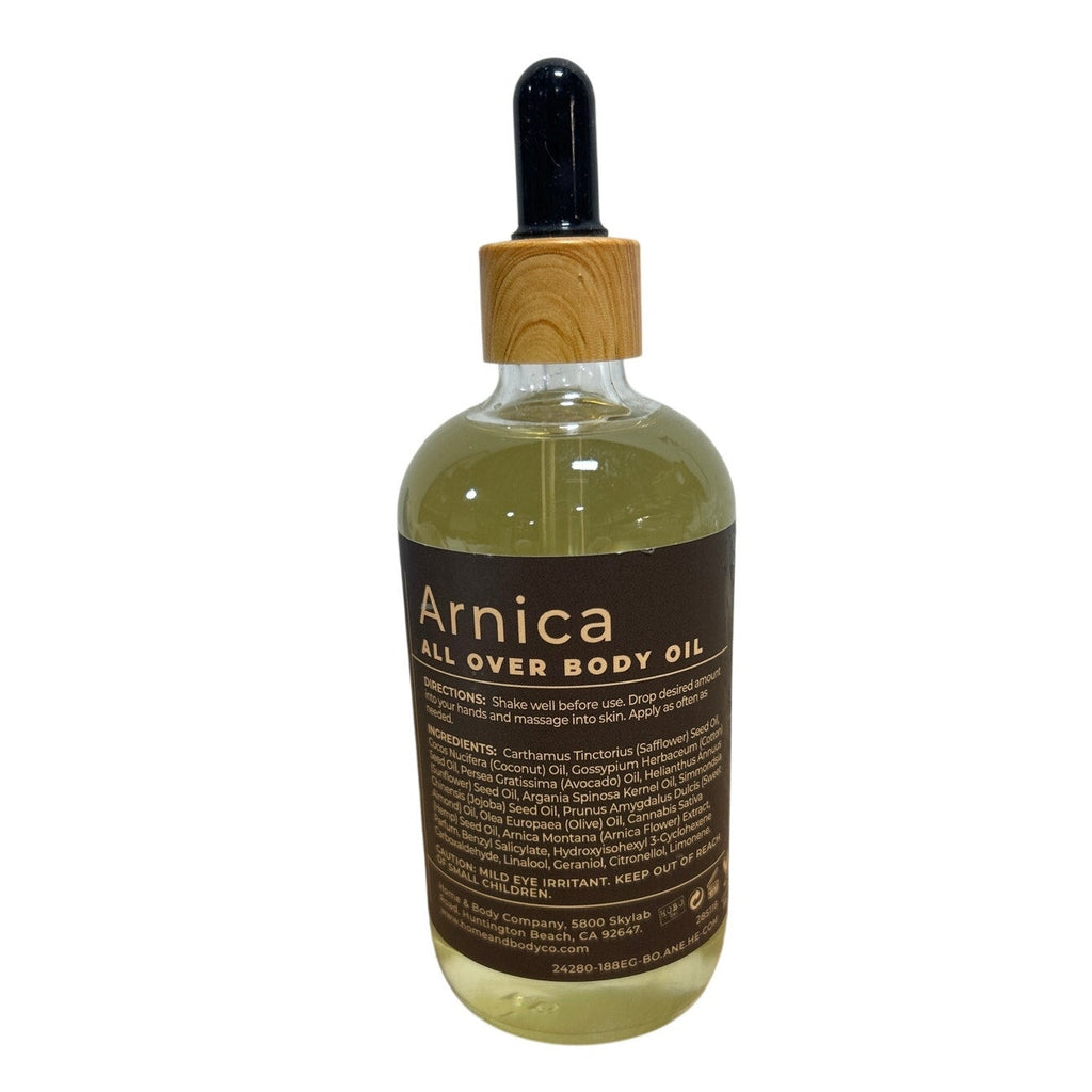 Earth Goodness Arnica Coconut Mint All Over Body Massage Oil - VG Condition