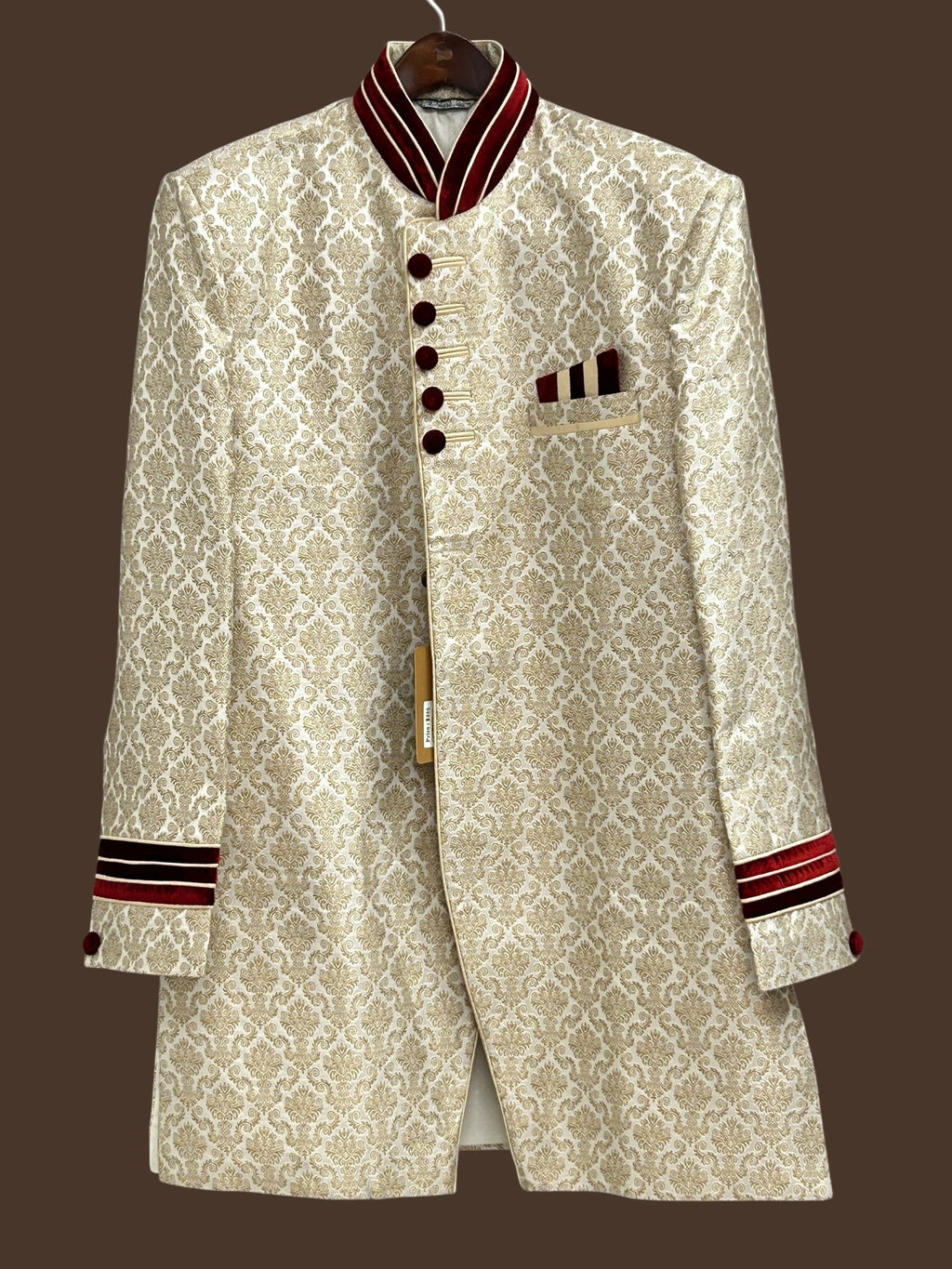 Size 40 : jodhpuri set with Maroon pant