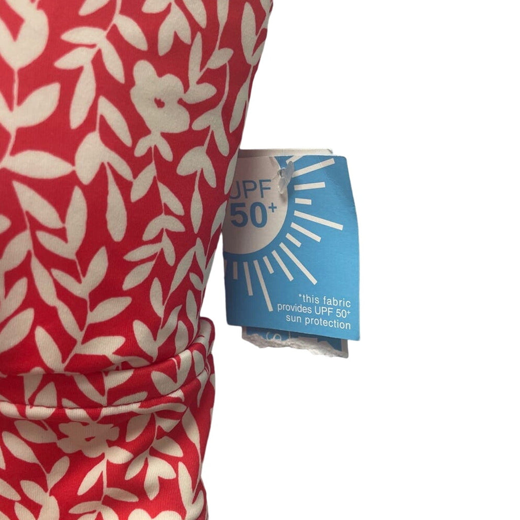 New Draper James Womens XS UPF 50+ Summer Picnic Halter Swim Top ONLY