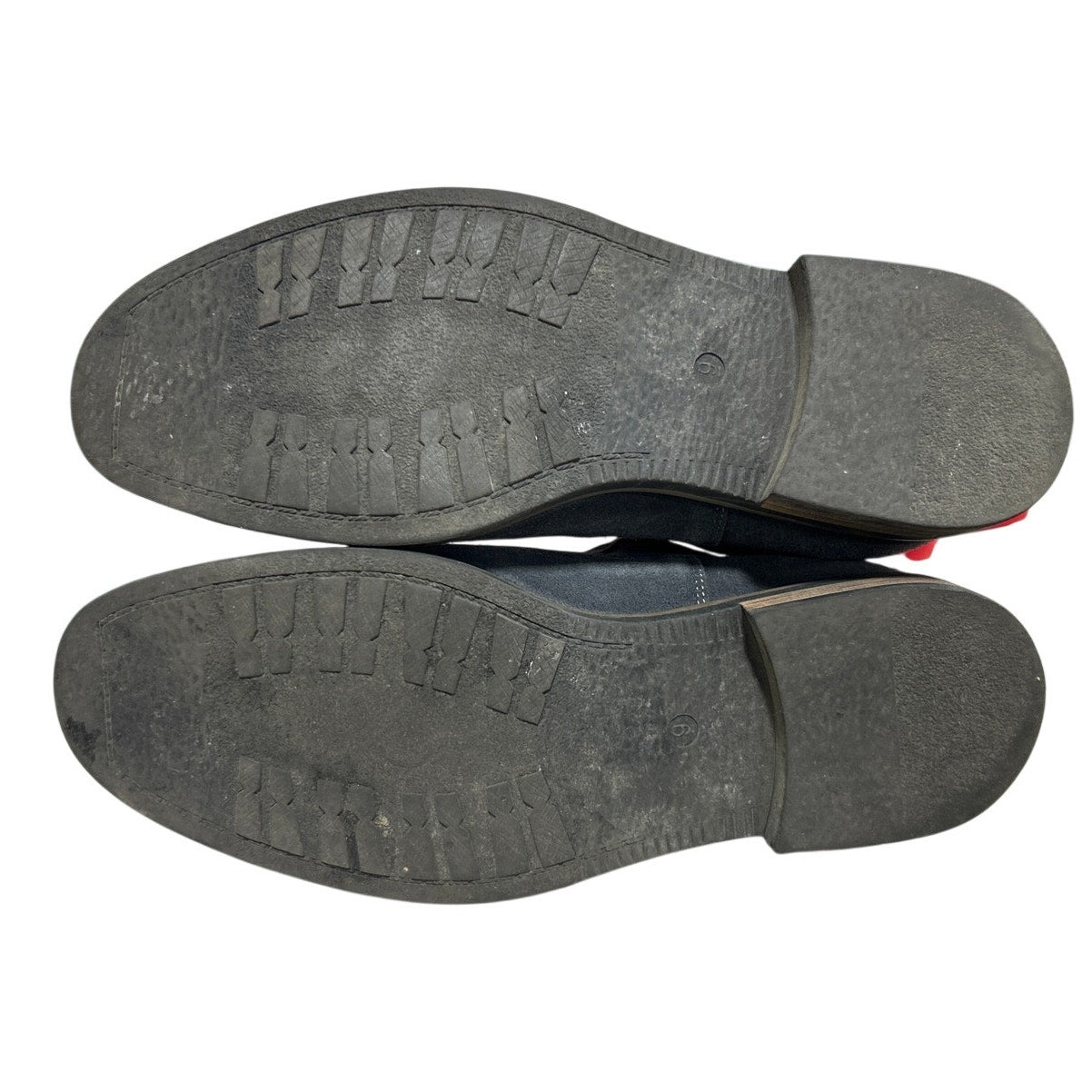 Bruno Marc Mens Size 9 Gray Faux Suede Elastic Slide On Chelsea Ankle Boots