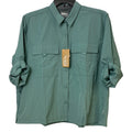 New Eddie Bauer Womens XL Guide 3.0 UPF 50+ Dusty Loden Green Long Sleeve Shirt