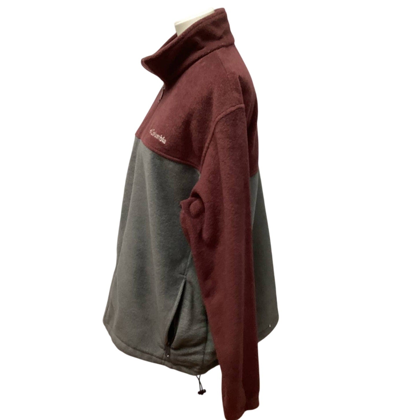 Columbia Mens XL Full Zip Polyester Fleece Long Sleeve Jacket w Pockets