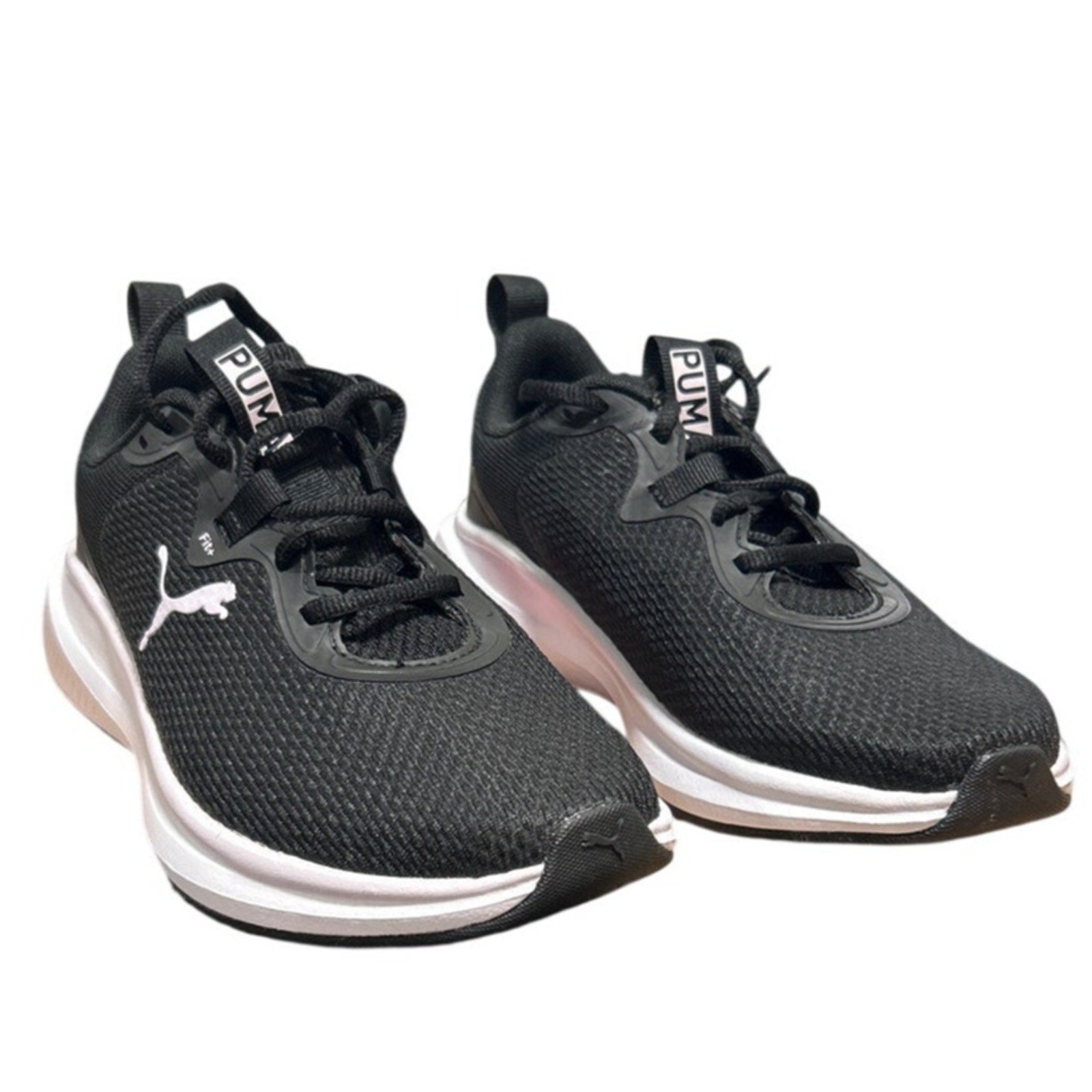 New Puma Womens Size 9 Black White Lace Up Skyrocket Sneaker Athletic Shoes
