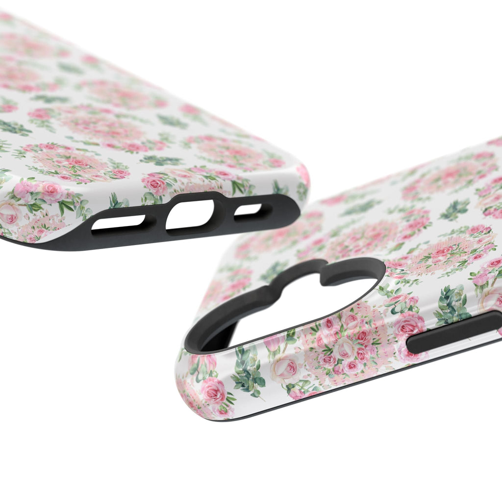 Customizable: Floral Impact-Resistant Phone Case