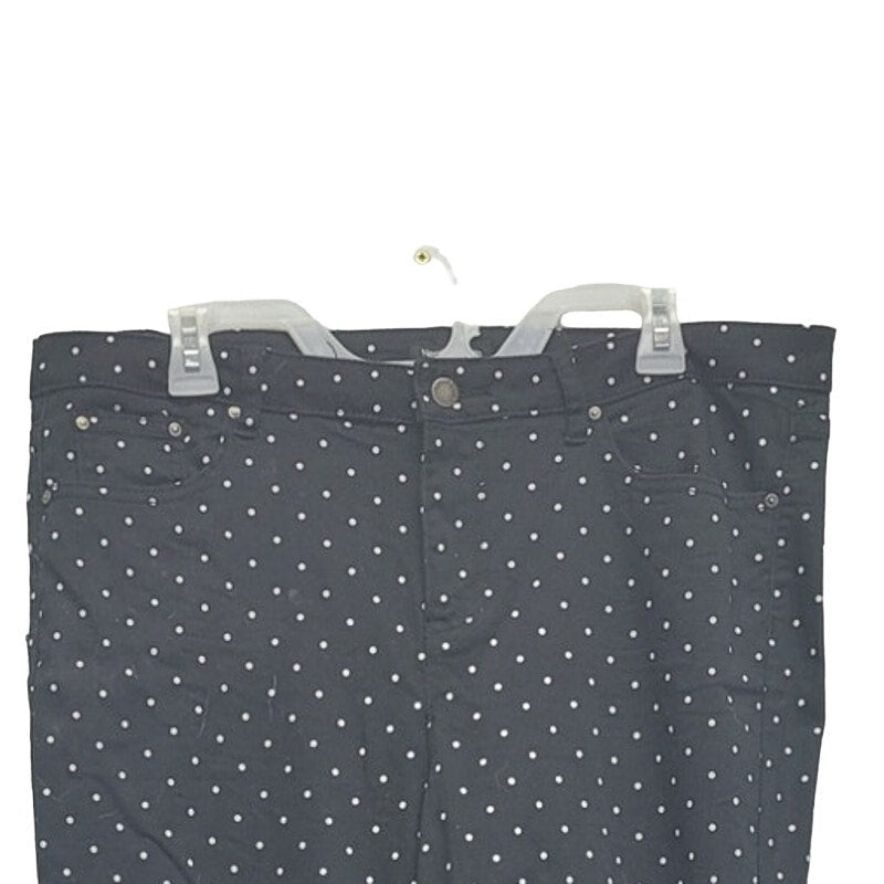 Needle & Cloth Womens 16 Skinny Ankle Polka a Doted Jeans w Pockets