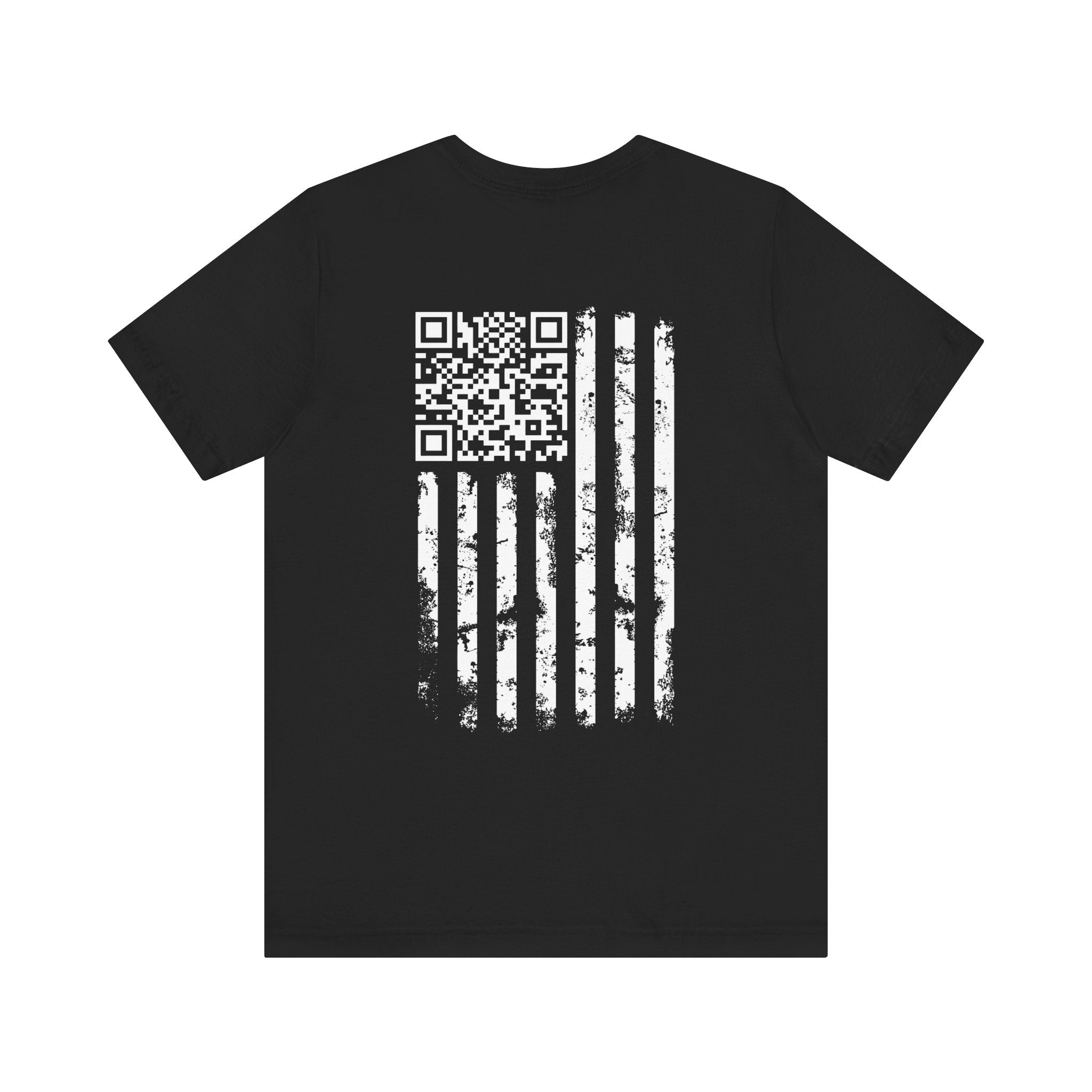 American Flag QR Code T-Shirt