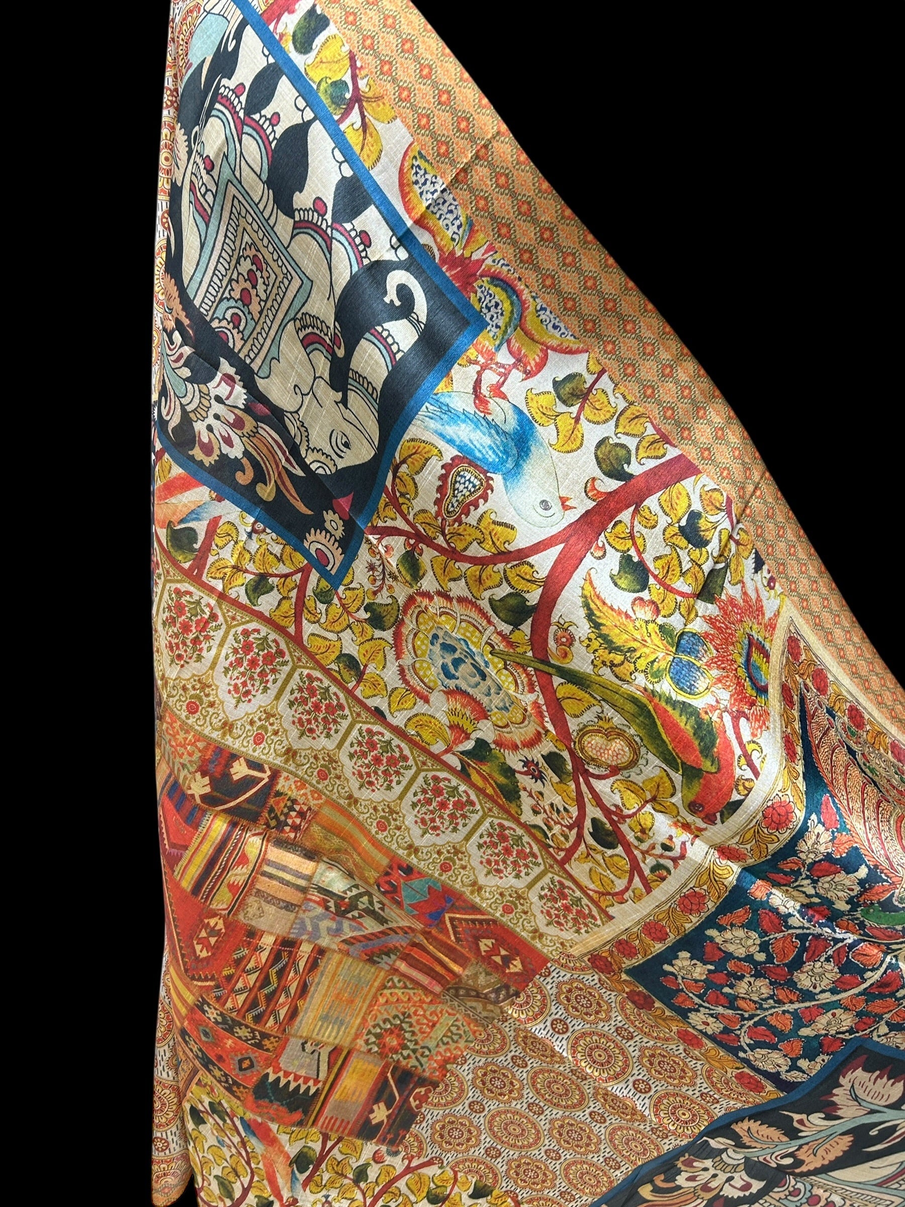Kalamkari print dupatta