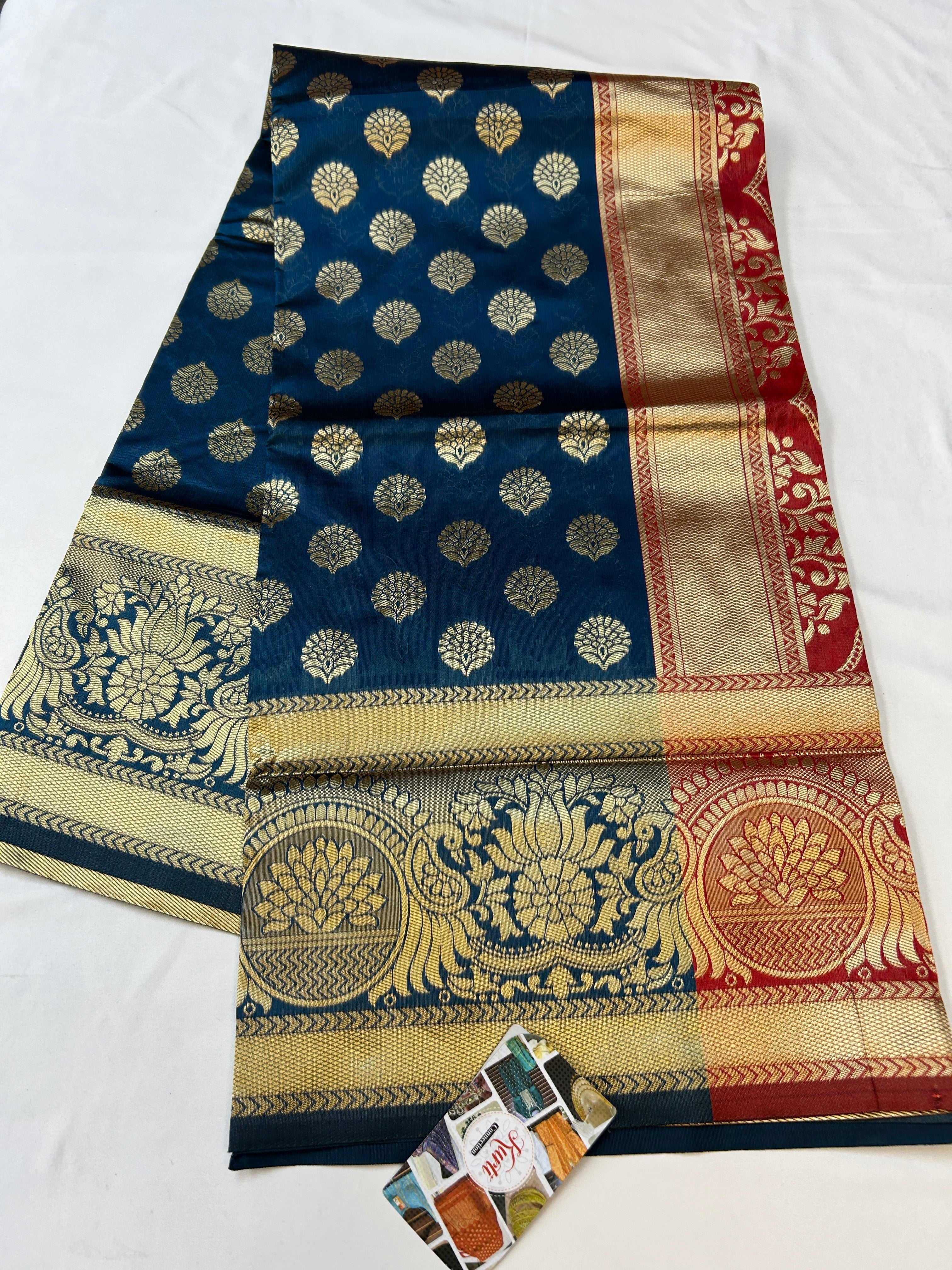 Cotton silk saree