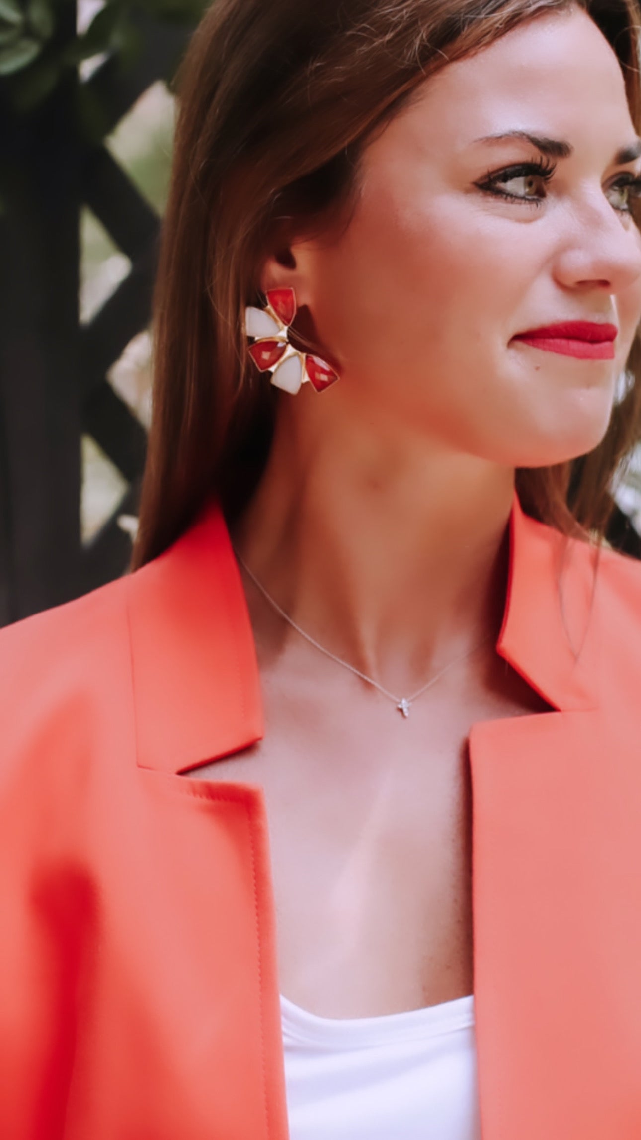 Orange and White