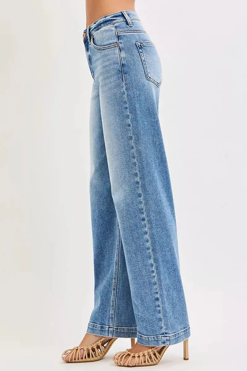 RISEN Jeans - High Rise Wide Baggy Jeans