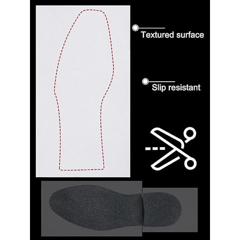 New Hicarer 10 Pieces Clear Bottom Self-Stick Guard Sole Shoe Protector