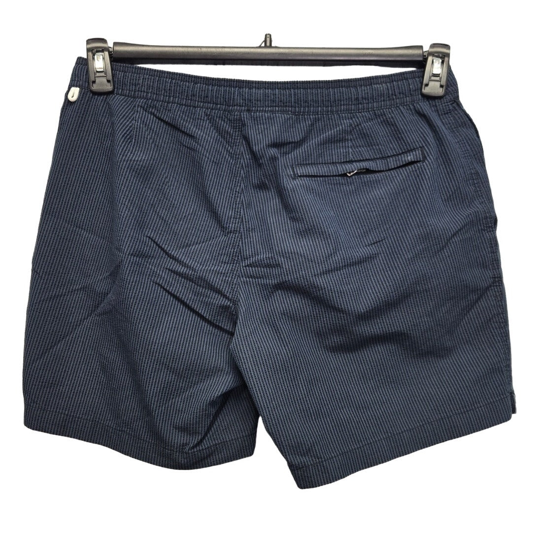 J Crew Mens Size 32 PolyCotton Mesh Lined Drawstring Waist Pocketed Swim Shorts