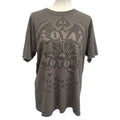 Gildan Mens Large 100% Cotton Royal Motors Short Sleeve Crew Neck Tee Shirt
