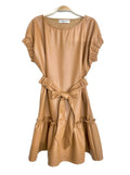 WOMEN'S MILLIE VEGAN FAUX LEATHER MINI DRESS