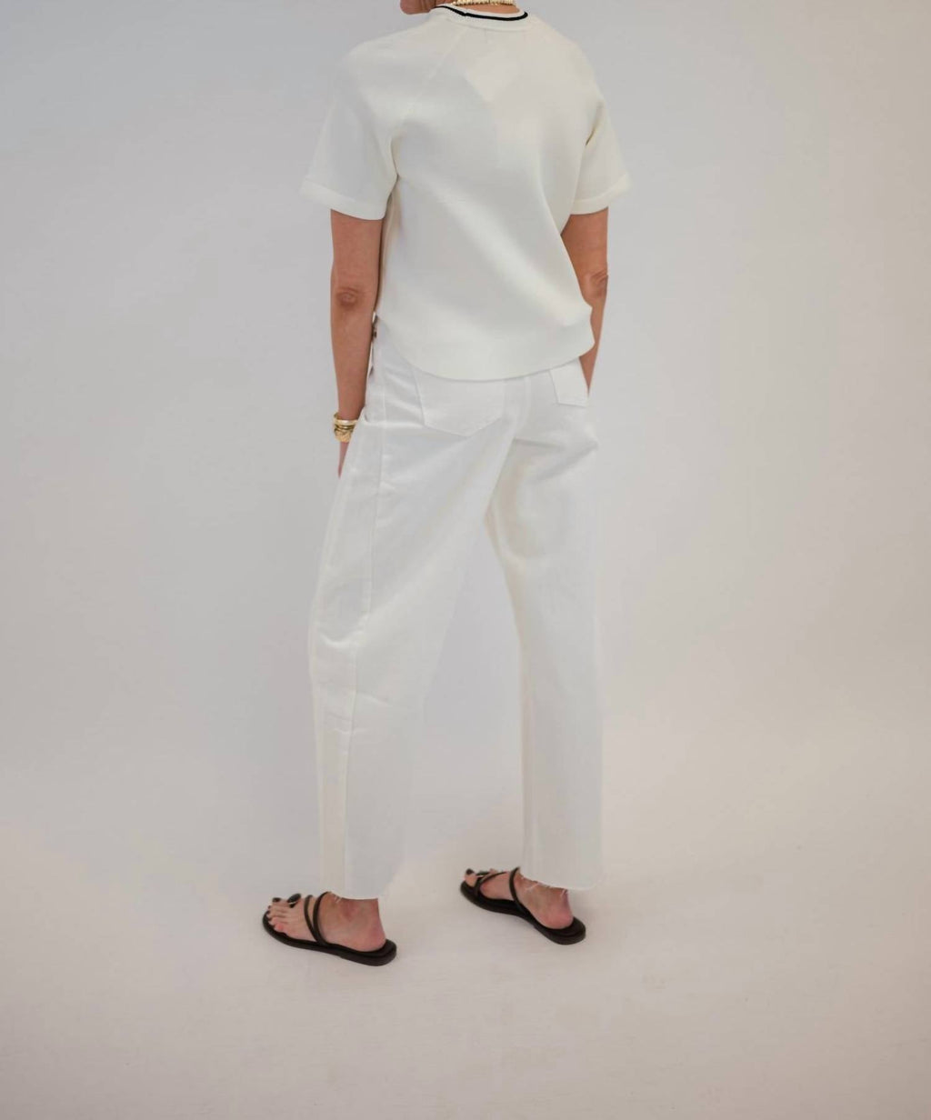 Kat Scuba Short Sleeve Top