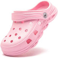 New Hobibear Toddler Girls Size 8 Pink Slide On Non Slip Faux Rubber Clogs Shoes