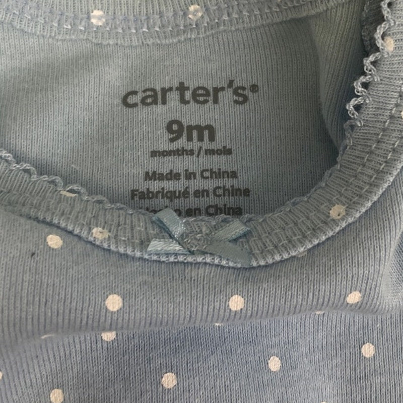 Lot of 8 Carter's Baby Girls 9 Mos Short Sleeve One Piece Outfits Tops Clothing