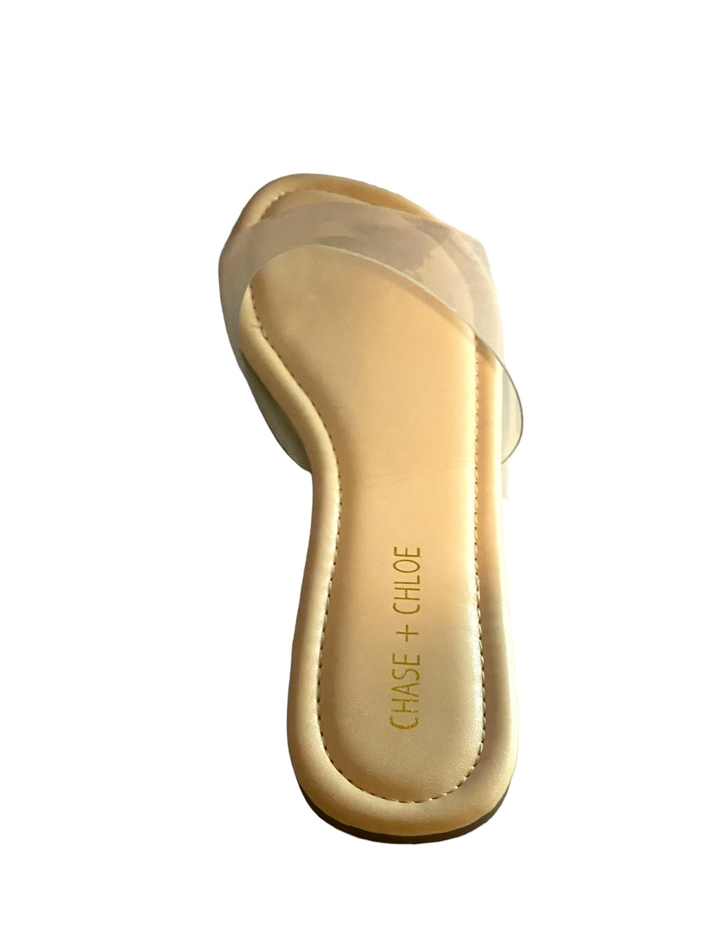 Chase + Chloe Transparent Slides IRMA-3 Nude
