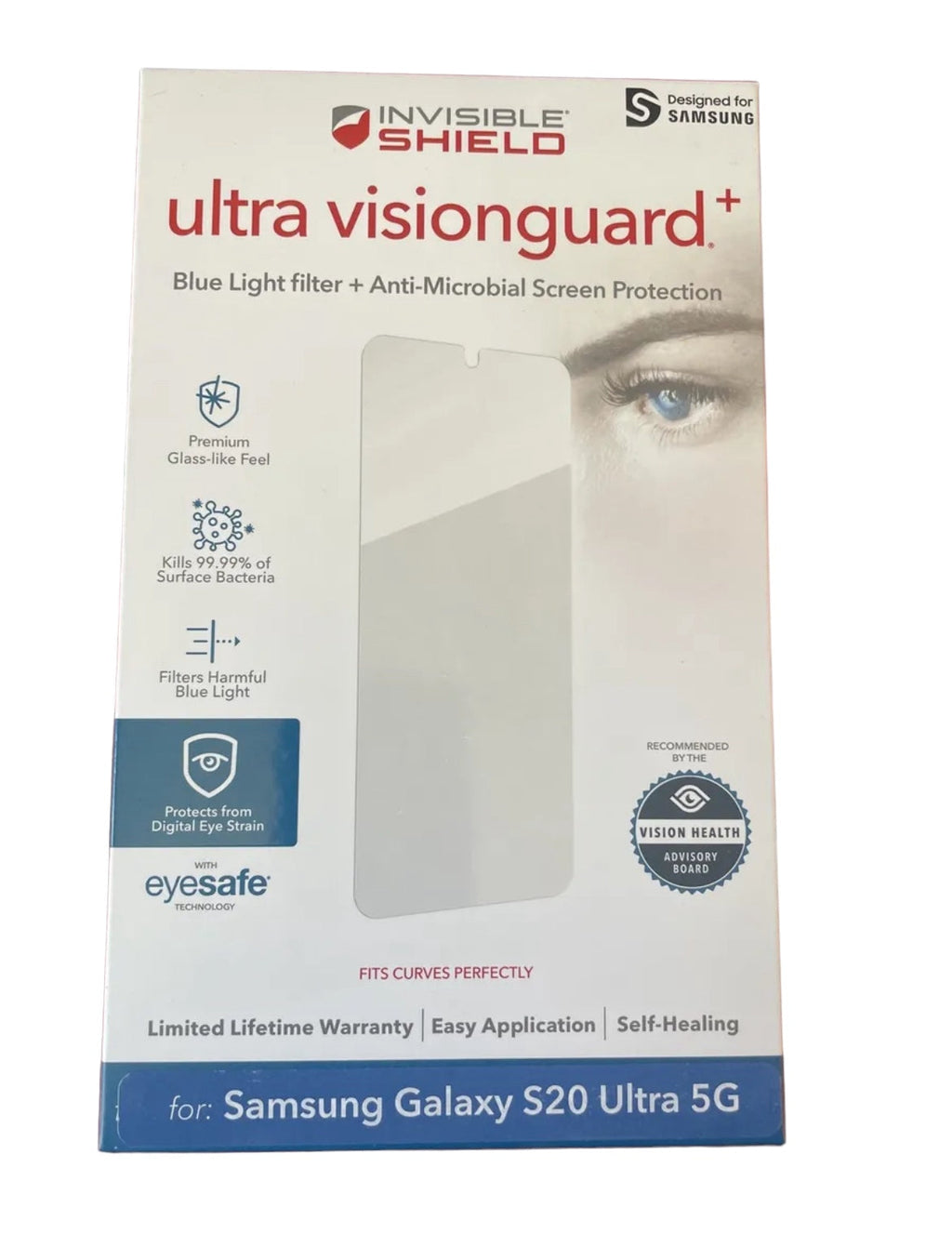 ZAGG InvisibleShield Ultra Vision Guard PLUS for Samsung Galaxy S20 Ultra, Clear