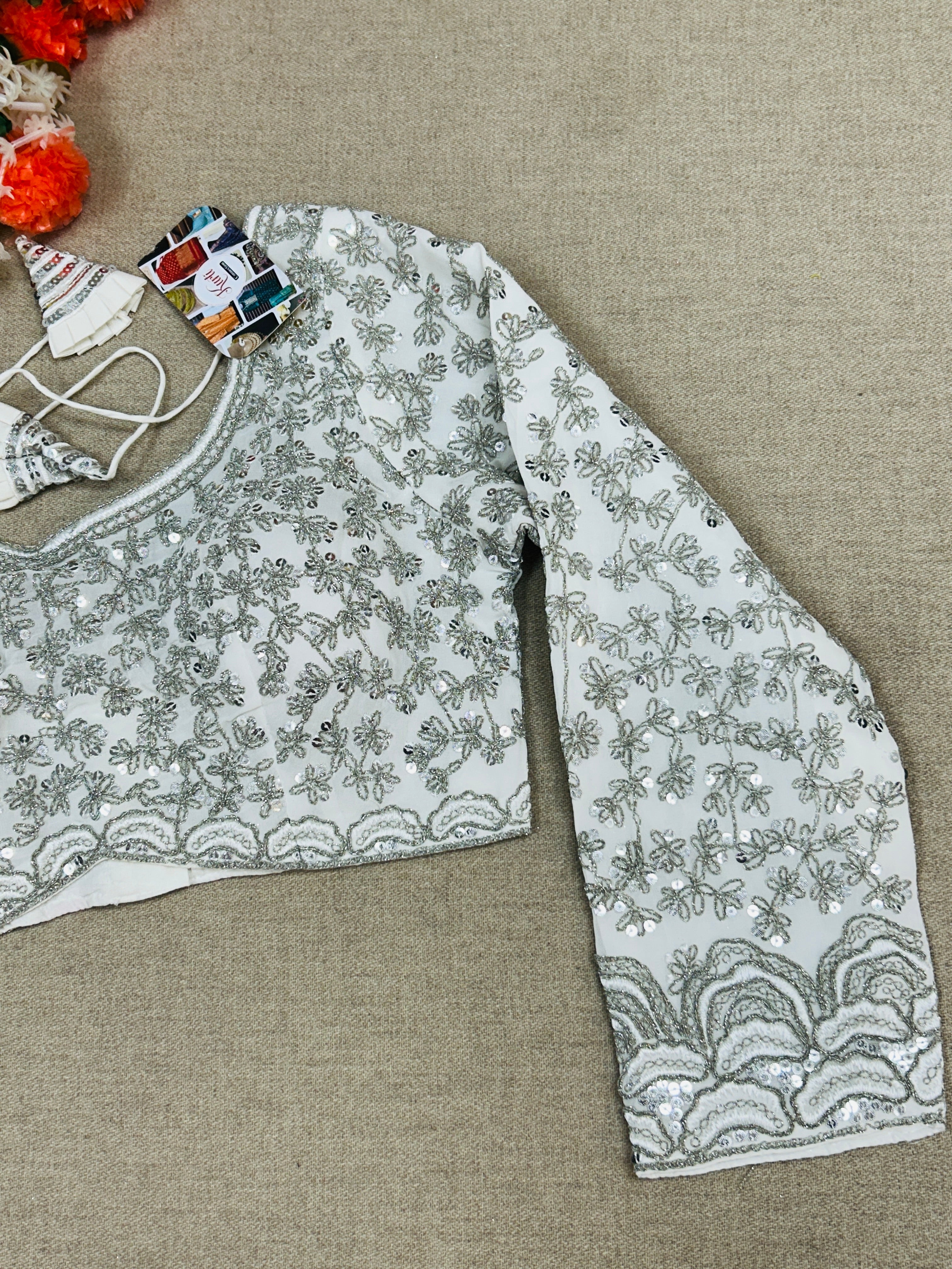 Silver work blouse