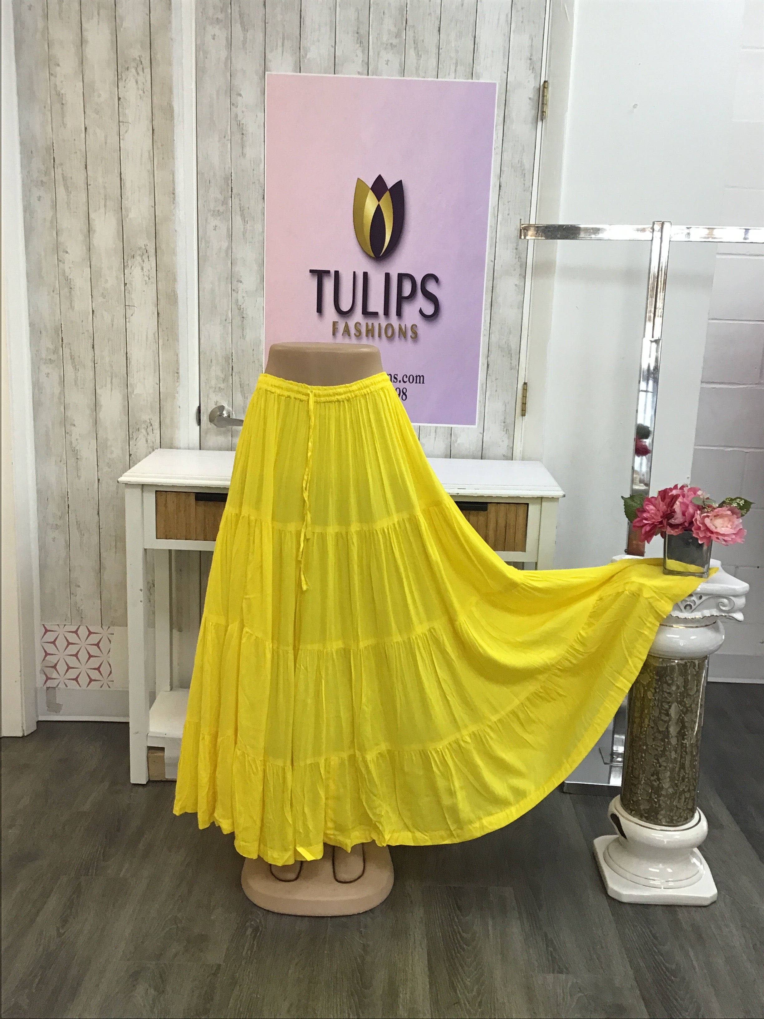 Rayon skirt