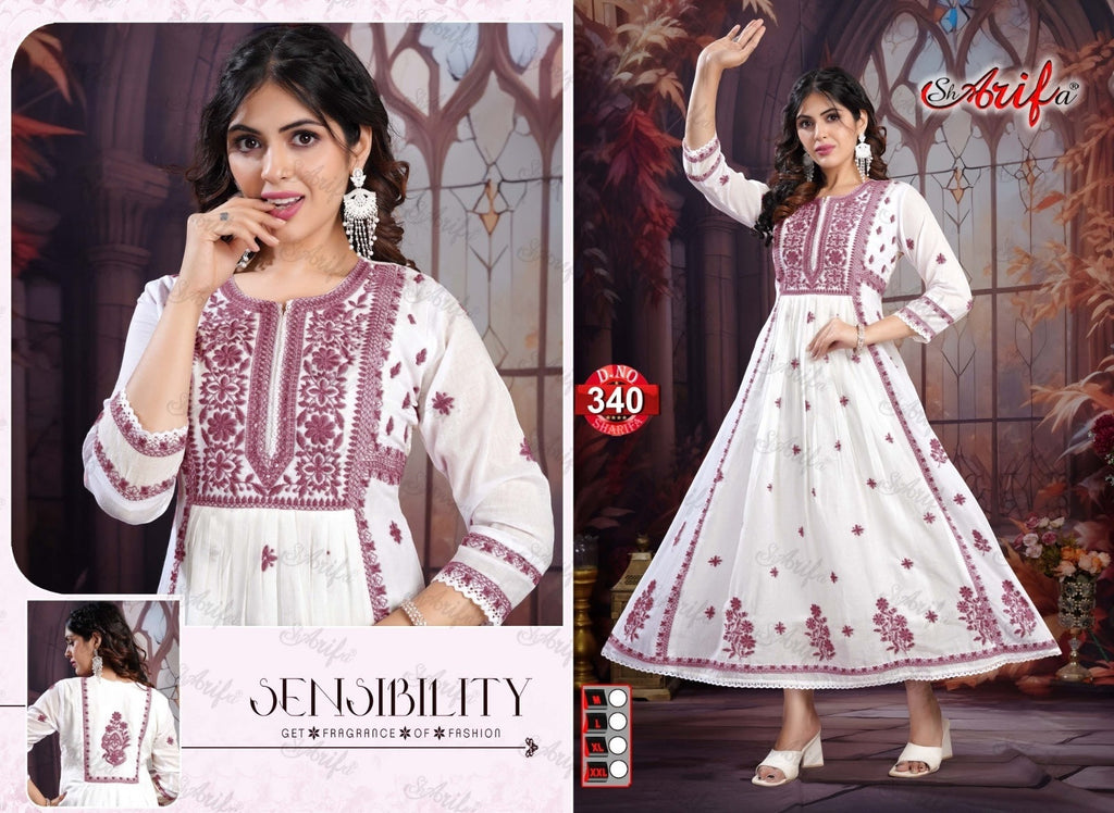 Cotton Chikankari Kurti