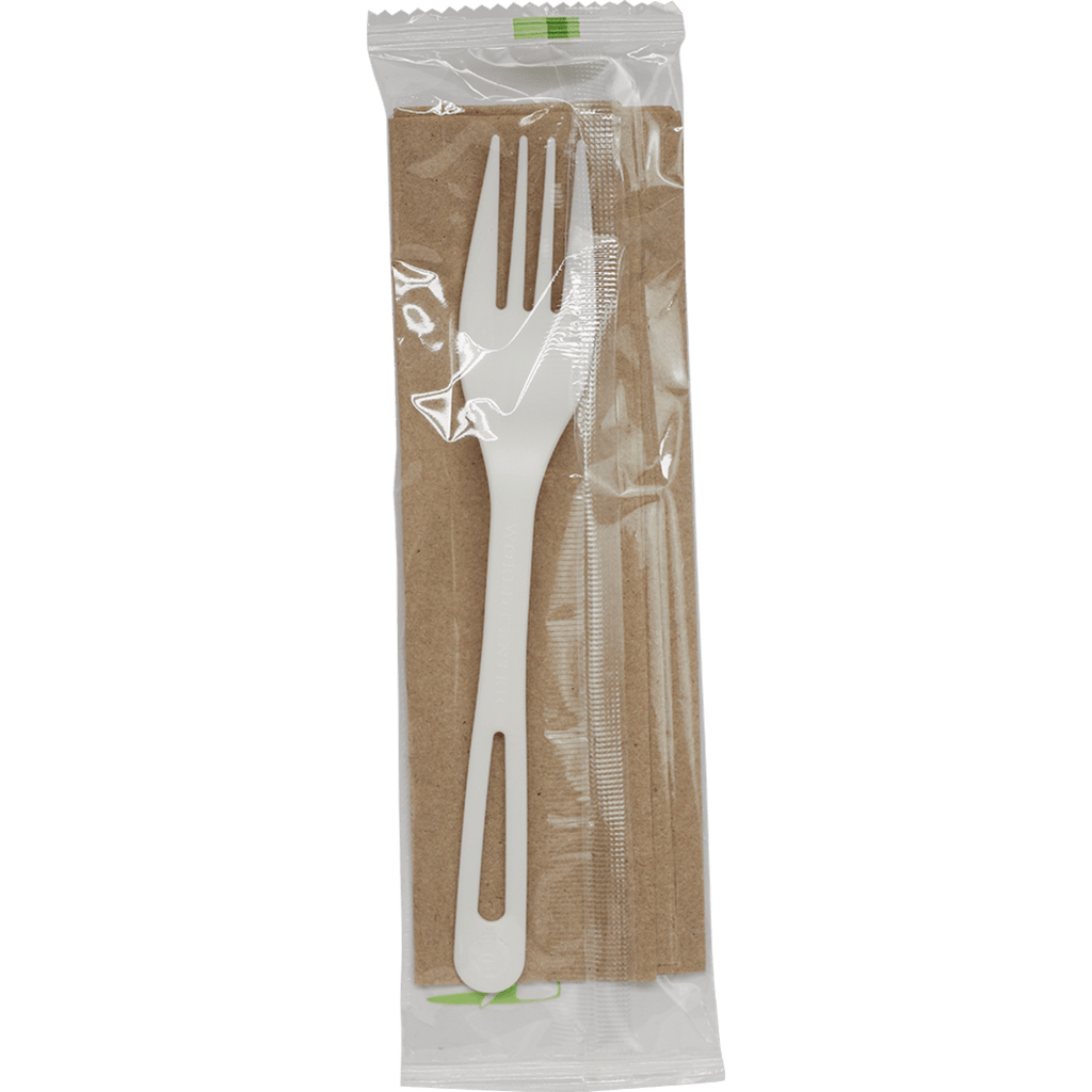World Centric 6” TPLA Set: (Fork, Napkin) (QTY:500)